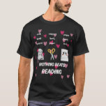 Nothing Beats Reading Rock Paper Scissors T-Shirt<br><div class="desc">Funny reading design inspired by rock paper scissors. Cute illustration with rock,  scissors,  paper,  and the text "Nothing Beats Reading". Perfect for book lovers,  students,  teachers,  and anyone who enjoys reading.</div>