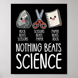 Nothing Beats Science Funny Back To School Stem Te Poster