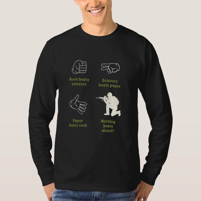 Nothing Beats The Airsoft Sports Activity Airsoft T-Shirt (Front)
