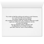 Nothing,, broken heart, broken hearted sad words (Inside Horizontal (Bottom))