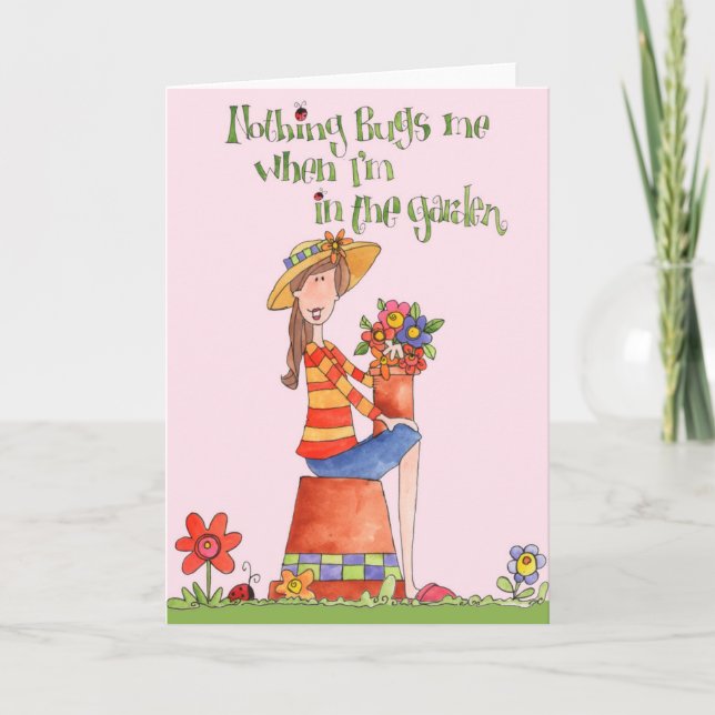 Nothing Bugs Me - Greeting Card (Front)