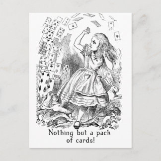 Nothing but a Pack of Cards! Postcard