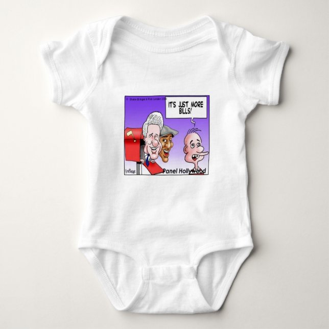 "Nothing But Bills" Funny Cartoon Gifts & Tees (Front)