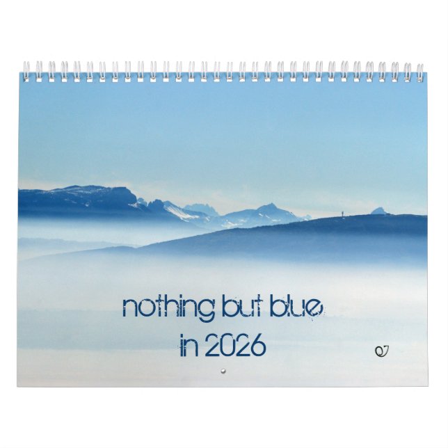 nothing but blue in 2026 calendar (Cover)