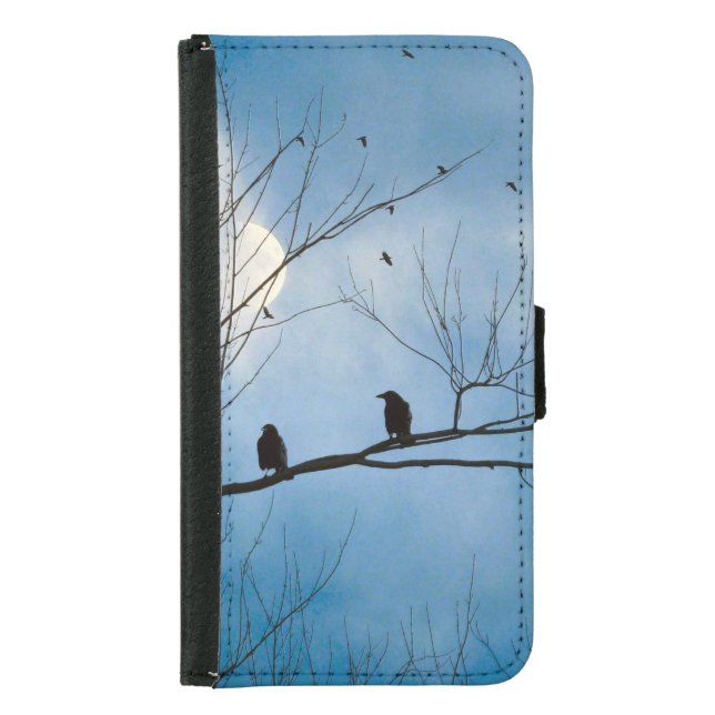 Nothing But Blues Skies Samsung Galaxy Wallet Case (Front)