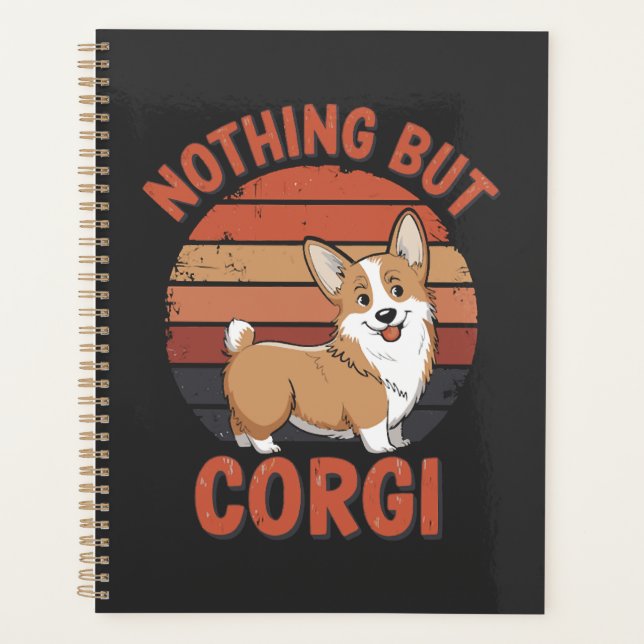Nothing But Corgi Planner (Front)