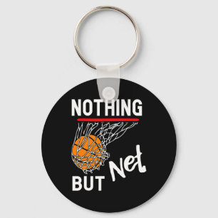 Nothing But Net Bysketbyll Keychain