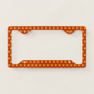 Nothing But Orange Rainbows License Plate Frame