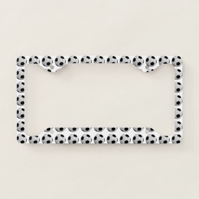 Nothing But Soccer Balls License Plate Frame (Front)