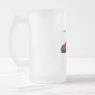 Nothing but Stingrays Frosted Glass Beer Mug