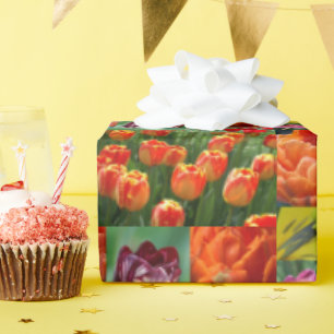 nothing but tulips wrapping paper