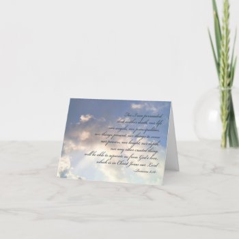 Nothing Can Separate Us From God's Love  Hospice  Card by barbaramarion at Zazzle