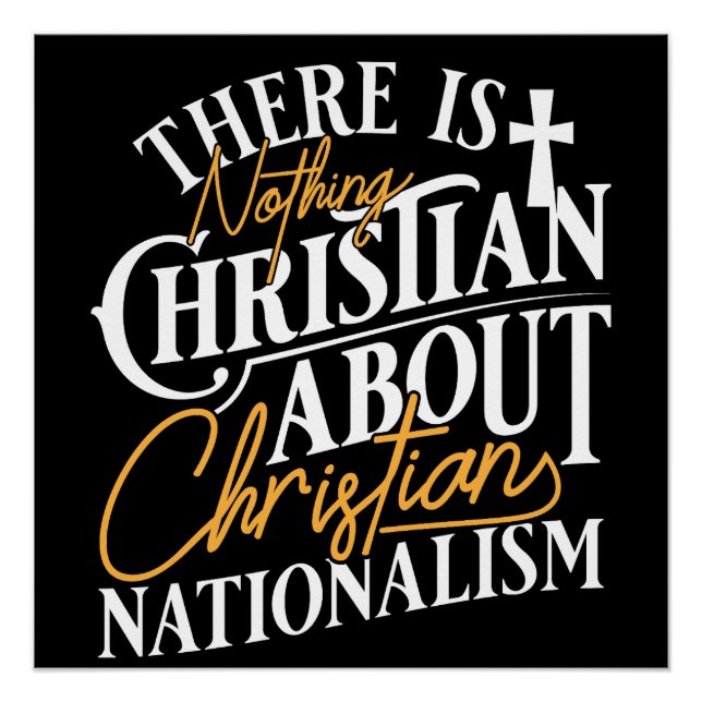 NOTHING CHRISTIAN ABOUT IT POSTER (Front)