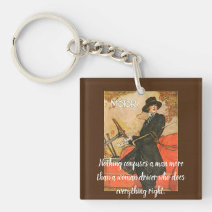 "Nothing confuses a man more.." Keychain