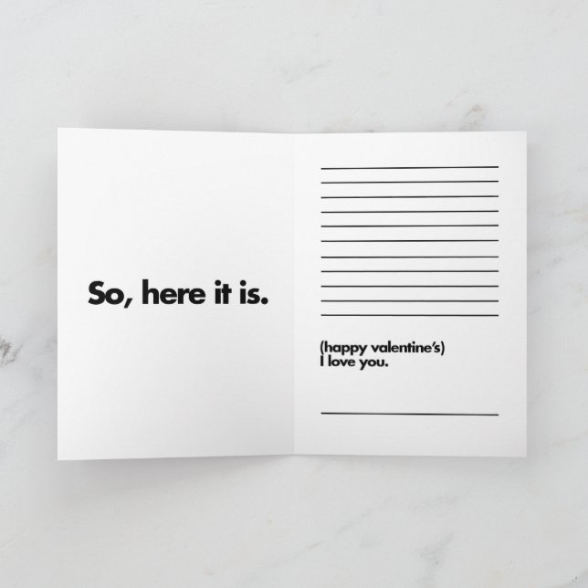 Nothing corny in Valentine's Announcement (Inside)