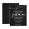 Nothing Fancy Chalk Budget Wedding Invitations
