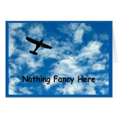 Nothing Fancy Here Just A Plane Boss's Day Card! (Front Horizontal)