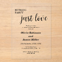 Nothing Fancy Just Love Casual Wedding 