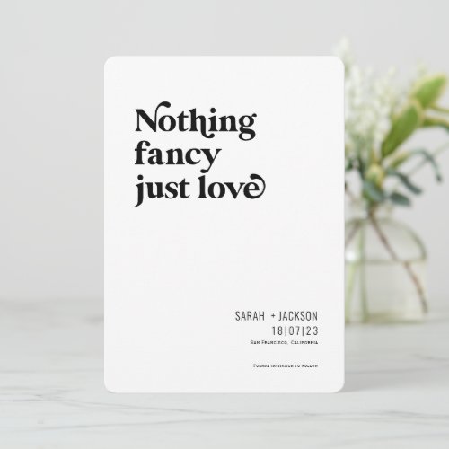 Nothing fancy just love Modern Minimalist arch  S Save The Date