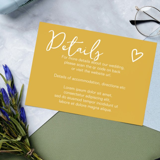 Nothing Fancy Just Love QR Code Enclosure Card (Nothing Fancy Just Love QR Code Enclosure Cards from Ricaso. Mix and match collection)