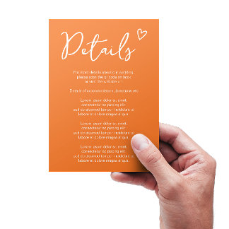 Nothing Fancy Just Love Simple QR Code Retro 70s Enclosure Card