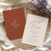 Nothing Fancy Just Love Terracotta Wedding