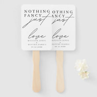 Nothing Fancy Just Love Wedding