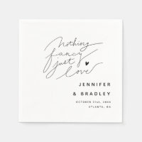 Nothing Fancy Just Love White Dinner 