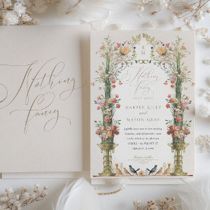 Nothing Fancy Simple Wedding Invitation