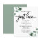 Nothing Fancy Wedding Greenery Budget Invitations