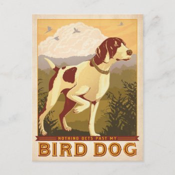Nothing Gets Past My Bird Dog Postcard by AndersonDesignGroup at Zazzle