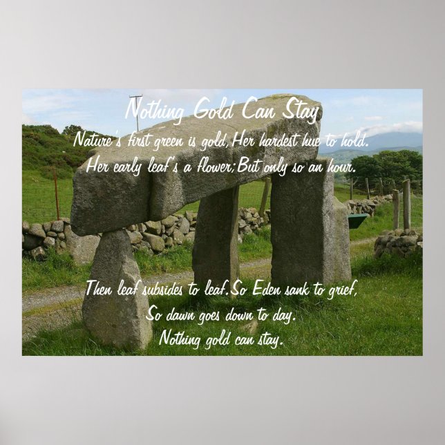 Nothing Gold Can Stay Poster 2 (Front)