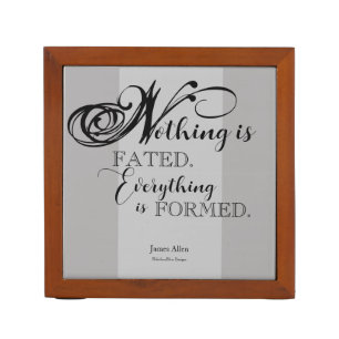 Nothing is Fated James Allen Desk Organizer