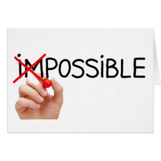 Nothing is Impossible Cards (Front Horizontal)