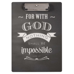 Nothing is Impossible Clipboard