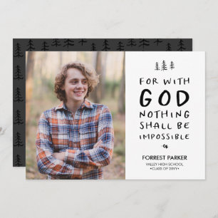 Nothing is Impossible Graduation Announcement