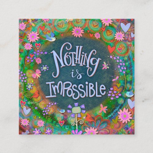 Nothing is Impossible Inspirivity Kindness cards