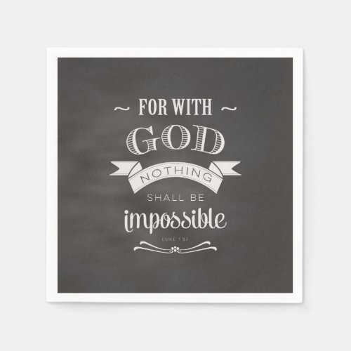 Nothing Is Impossible Paper Napkins