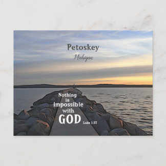 Nothing Is Impossible With God Postcard