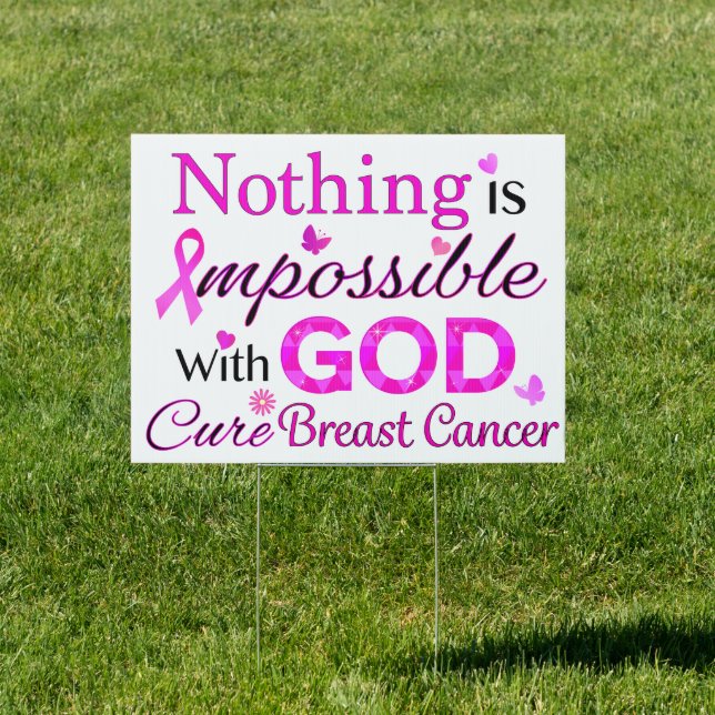Nothing is Impossible With GOD Sign (Insitu)