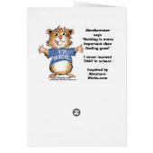 Nothing is More Important Than Feeling Good Card (Back)