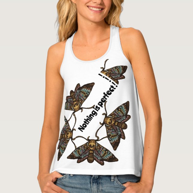 Nothing is perfect Women's Tank Top (Front)