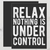 nothing is under control (Front/Back)