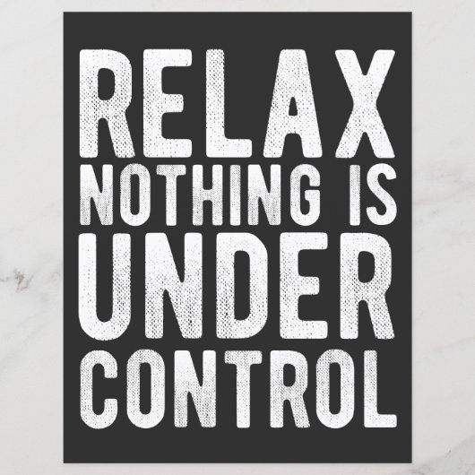 nothing is under control (Front)