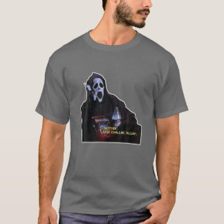 Nothing Just Chillin Killin Scream Ghost Watch Hor T-Shirt