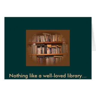 Nothing like a well-loved library... cards