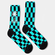 Nothing Personal - Checkered Gradient Crew Socks