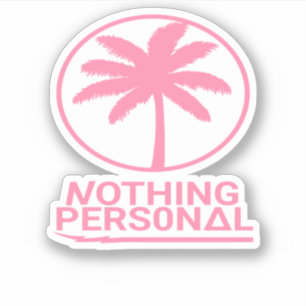 Nothing Personal Logo Sticker