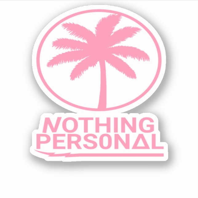Nothing Personal Logo Sticker (Front)