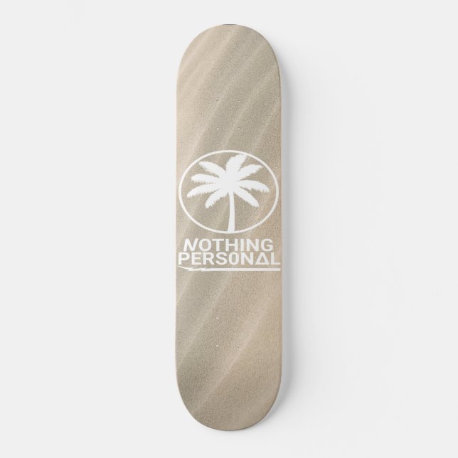 Nothing Personal Sand Lines Skateboard (Front)